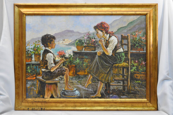 Olio su tela